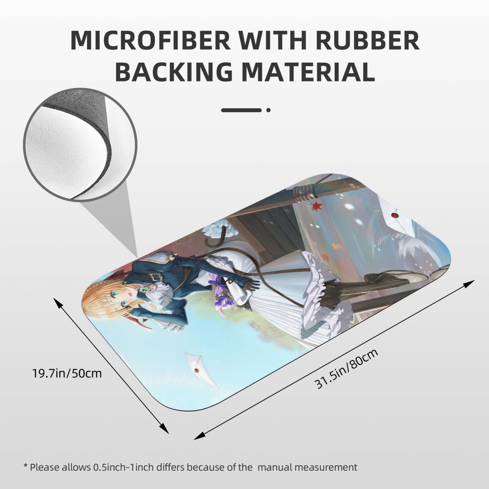 Amazon | バスマット ホテル仕樣 ヴァイオレット・エヴァーガーデン